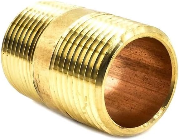 Replacement 3/8 Inch x Close Brass Nipple for Thrifco Plumbing 9319082