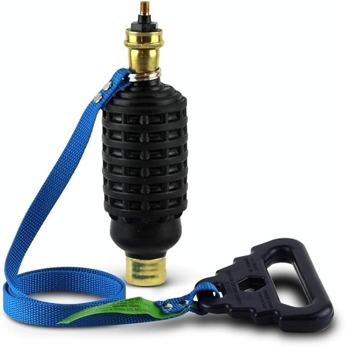TP34 Waffle Body Pneumatic Hydraulic Test Plug Inflatable with Air or Water, 3 to 4 Inch