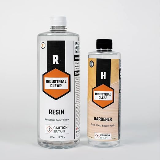 Industrial Clear - Rock Hard Epoxy Resin (48 oz)