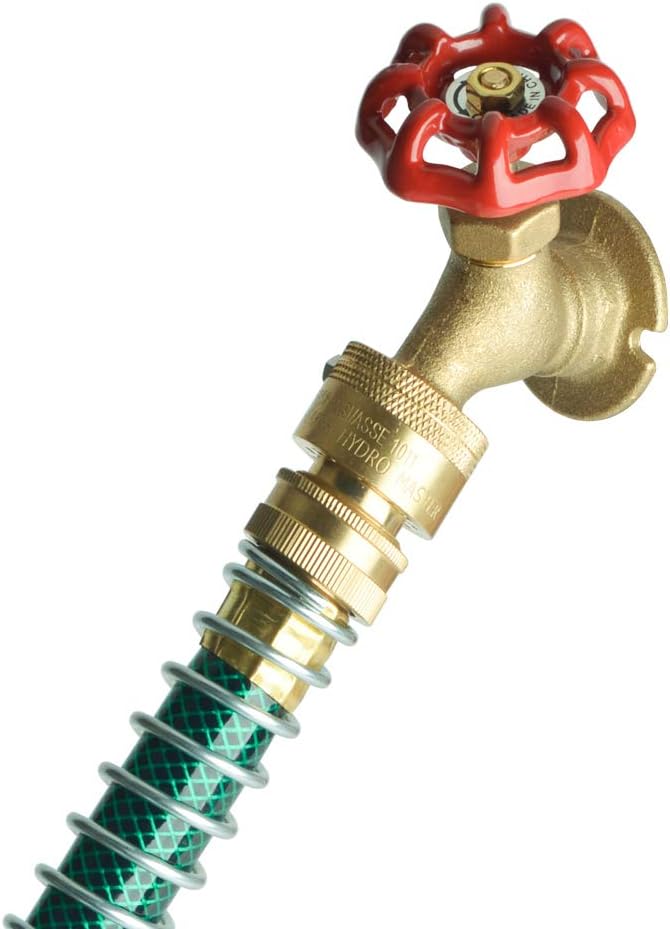 HYDRO MASTER Vacuum Breaker Valve,Hose Bib Backflow Preventer, 3/4 Inch, Brass Finish
