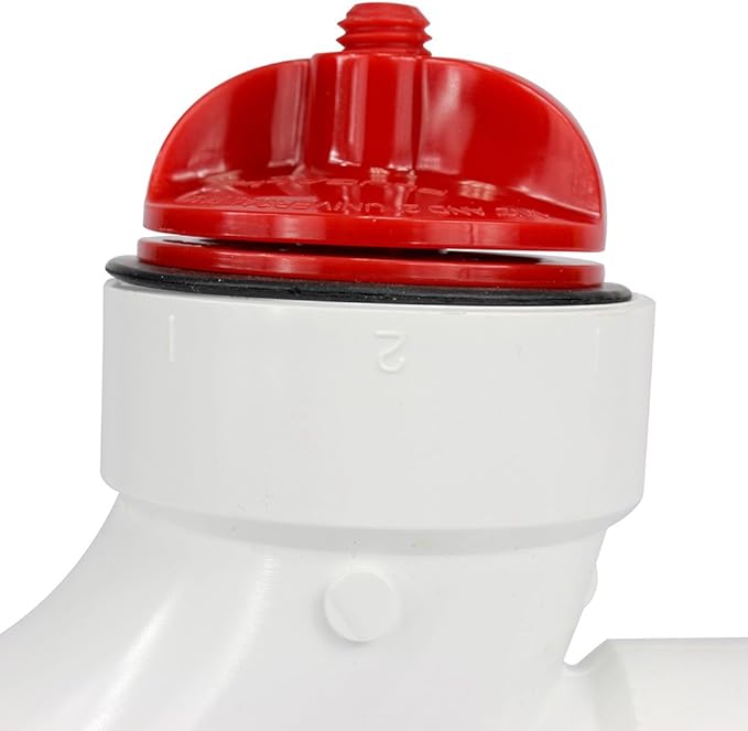 DANCO PlugAll Mechanical Test, Seal & Cleanout Pipe Plug | For Drains & Clean-outs | Fits 1-1/2 inch and 2 inch pipes | DWV Testing (10839),Red