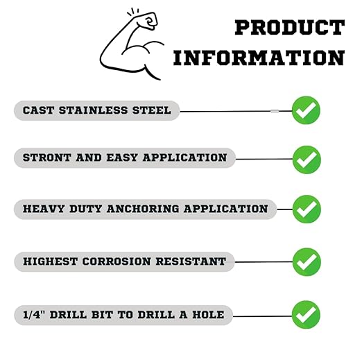Premium 316 Stainless Steel Wedge Anchor, 5/8"-11 X 5-1/2" – Heavy Duty Corrosion Resistant Fastener for Concrete and Masonry Applications 10 Pack