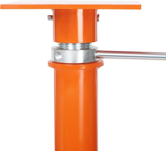 Adjustable Jacking Post, Jack Column Load-Bearing Capacity 12000 Lbs with 8.66 x 8.66 Inch Base Support Beam Basement Jack for Construction, Bridge Construction