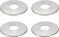 Wall Split Flange, Stainless Steel Round Escutcheon Plate for 2"/51mm Diameter Pipe, Pack of 4