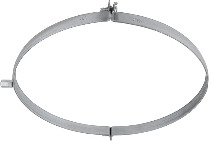 14" Inch Galvanized Pipe Hanger - Conduit Mounting Clamp - Tube Brackets - Pipe Clamps - Tube Wall Mounting Bracket Clamp - Rigid Conduit Holder - PVC and Metal Pipe Attachment Hanger
