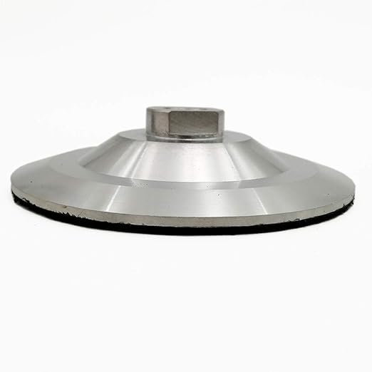 SHDIATOOL 5 Inch Backer Pad or Backing pad of Aluminum Body with 5/8-Inch-11 Thread for Diamond Pads(2-Pack)
