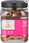 Pro 30-Pack EFIELD 1/2"" X 1/2"" X 1/2"" C X CX C Copper Tee, LF Copper Plumbing Fittings with Sweat Solder Connection, 0.5 Inch,(COPPER010)