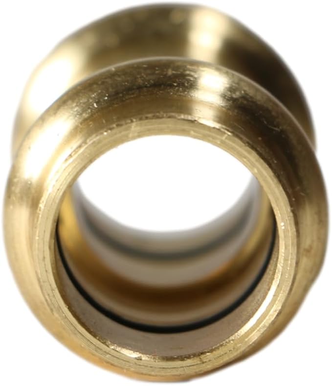 XFITTING 1/2 inch x 1/2 inch Press Coupling, Brass, 2 Pieces