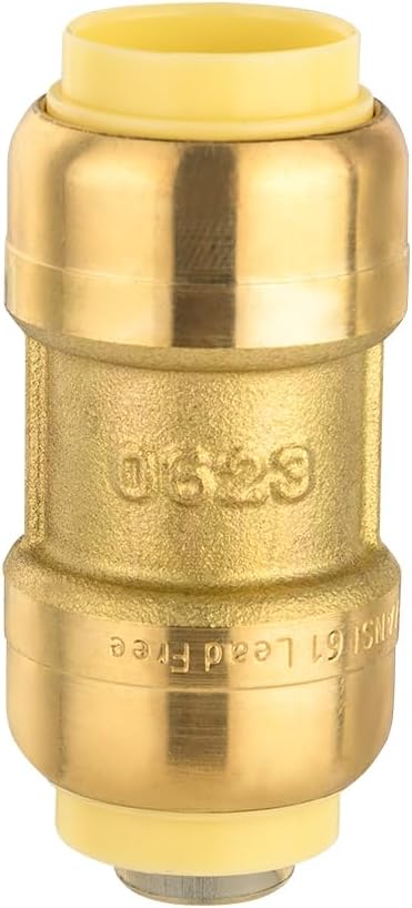 (Pack of 50) EFIELD 1/2 Inch Straight Coupling Push-Fit Fittings to Connect Pex, Copper, CPVC Tube with a Disconnect Tool,(PF003-50PCS)