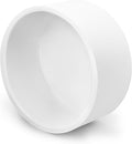 SCH40 PVC Cap 4 Inch - Fit Standard 4" SCH40 PVC Pipes (OD Approx. 4.5"), Zernmiarder Furniture Grade Pipe Caps, White Pipe Cover Fittings for Plumbing, DIY, Garden & Furniture - 1 Pc