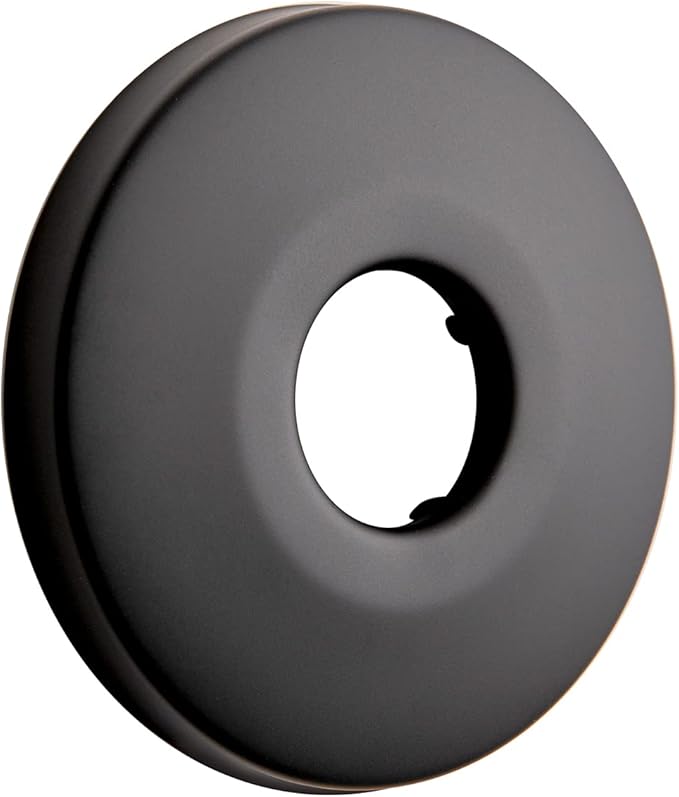 OFFO Shower Arm Flange 2.5" in Outer Diameter Replacement Shower Head Arm Escutcheon Plate Suitable for Most Brands Shower Head Arms, Matte Black