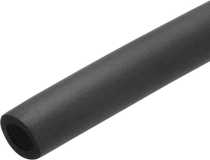 uxcell Foam Tubing for Handle Grip Support, Pipe Insulation, 8mm ID 17mm OD 1m Length Black