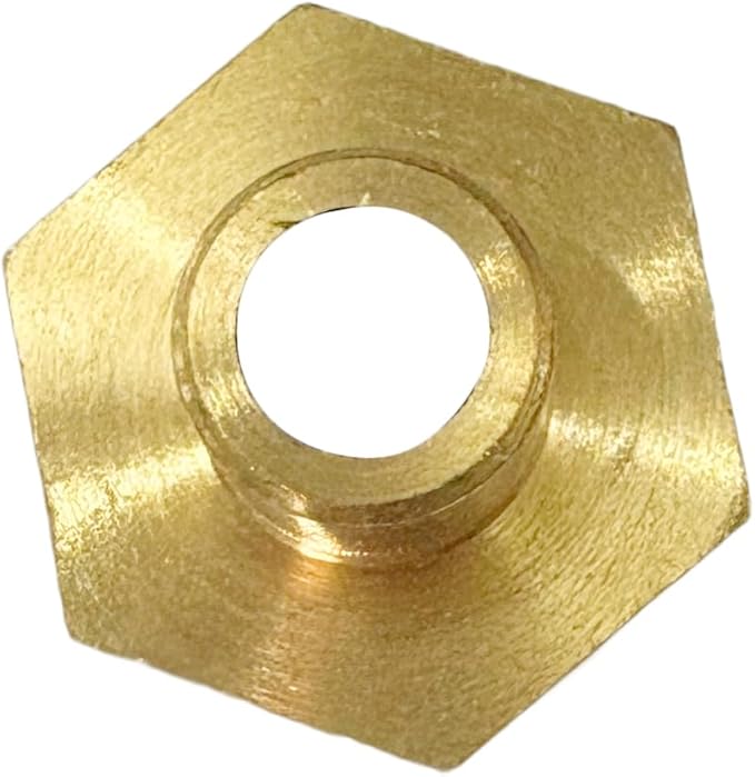 3/4" x 1/4" Male Threaded Hex Nipple Reducer Brass NPT Pipe Fitting Adapter Straight Connectors Pack of 2