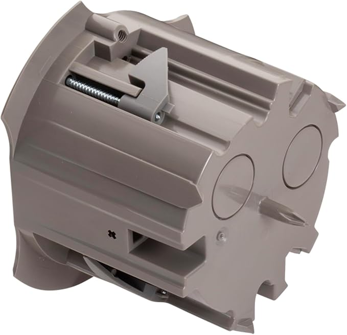 SmarToggle 3.5" Round Ceiling Box – Old Work Electrical Box for Stud or No-Stud Mount | Ceiling Rated 50 lbs | 3/4" Toggle Depth |Pilot Locator & Scoring Burrs for Perfect Alignment, 30-Pack