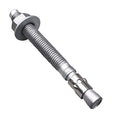 5/8 x 6 inch Wedge Anchor Galvanized Carbon Steel, Expansion Screw Bolt Heavy Duty Fastener for Concrete Masonry Cement（Pack of 10pcs