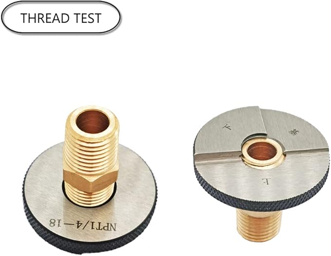 HQMPC Solid Brass Pipe Fitting Gas Connect Adapter Brass Union Coupler Adapter Gas x Flare Fittings Male Pipe, Hex Nipple 1/4"NPT 6Pcs