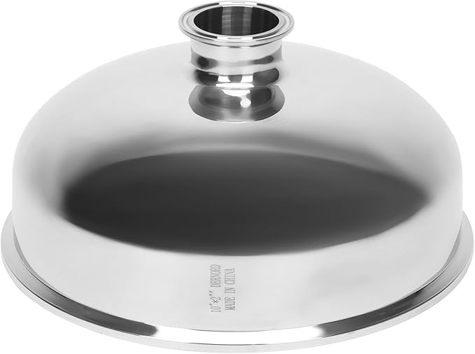 DERNORD Tri Clamp Bowl Reducer Sanitary Fitting Stainless Steel 304 (Tri Clamp Size: 10 inch x 2 inch)