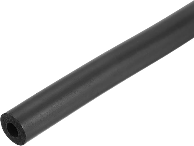 uxcell Foam Tubing for Handle Grip Support, Pipe Insulation Outside Pipe Lagging, 12mm(1/2") ID 26mm(1") OD 1m Black