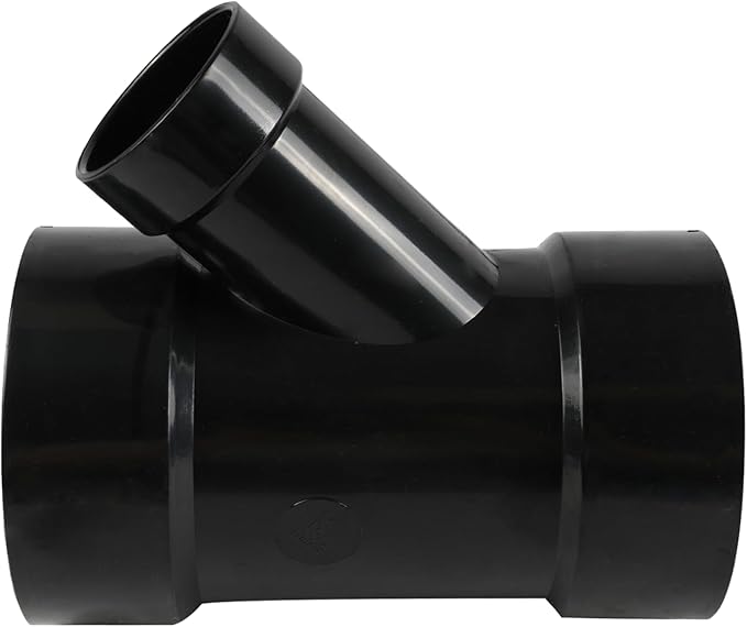 EFIELD 4 in. x 4 in. x 2 in. ABS DWV Wye Reducing Tee