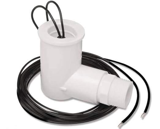 Generic SS2 Float Switch 3/4 inch L Shape This Water Float Switch is a Versatile and Reliable Device That can be Used in Various HVAC Applications and Around The House for DIY. ECWB (4 Pack), White