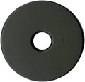 Corla Modern Shower Arm Flange 3.5" Extra Large | Universal Escutcheon Replacement Cover Plate Round (Matte Black)