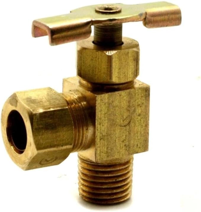 Replacement 3/8 Inch C x 1/4 Inch MP Angle Needle Valve for Thrifco Plumbing 6922006#303C