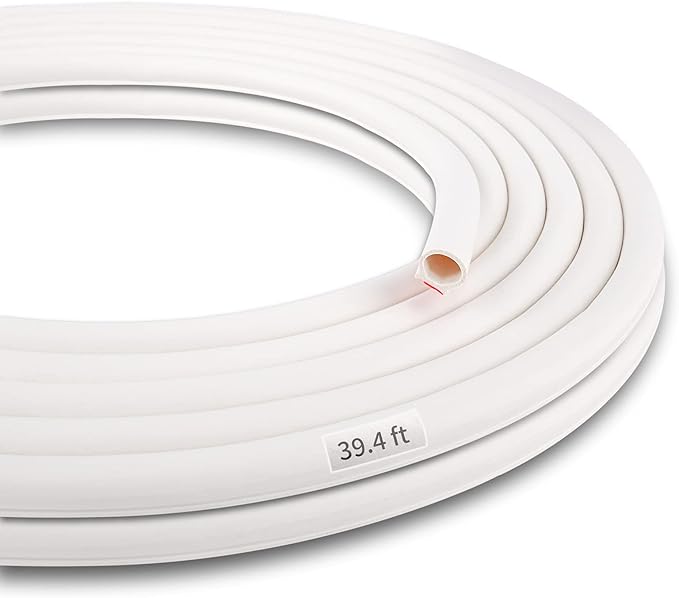 39.4 Ft Weather Stripping Door Seal Strip for Door Frame, Self-Adhesive Door Seals Weather Stripping, Gap Protection (5/16-11/20 inch) for Doors & Windows