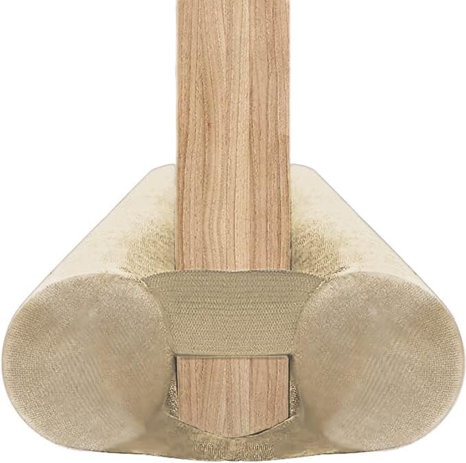 Door Draft Stopper for Doors 31-39" No Adhesive Draft Stopper for Bottom of Door Draught Excluder Under Door Wind Blocker Reduce Noise Draught Excluder Sweep Sound Proof(Beige)