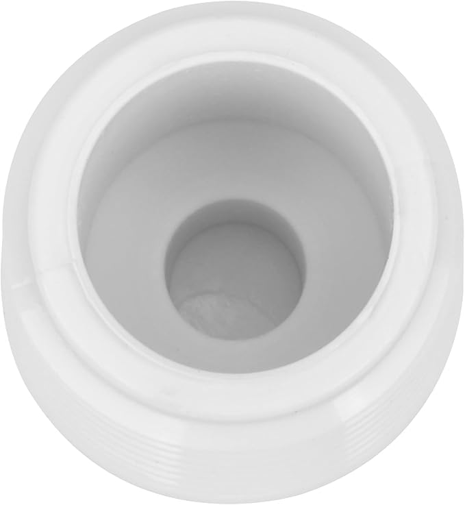 20Pack 1/2 Inch PVC Male Threaded Pipe End Cap SCH40 1/2" PVC NPT Male Cleanout End Cap Plug Adaptor for Plumbing Water Line