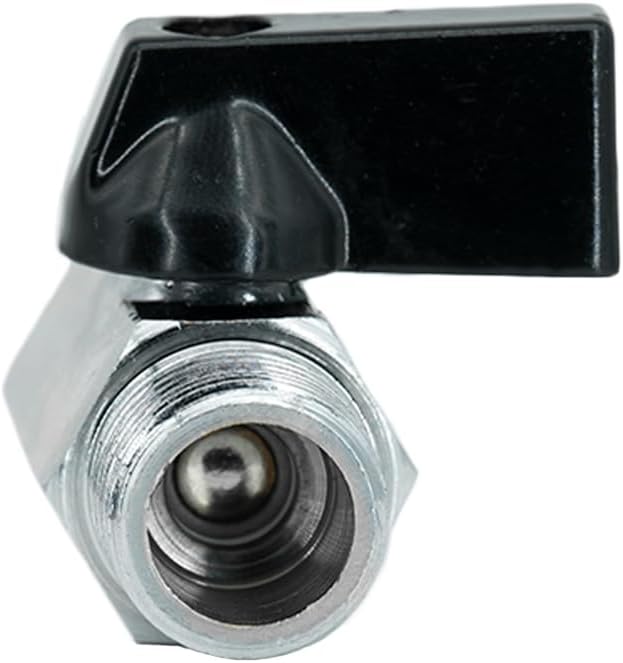 Brass Mini Ball Valve 1/2" NPT Female x Male Shut-Off Valve