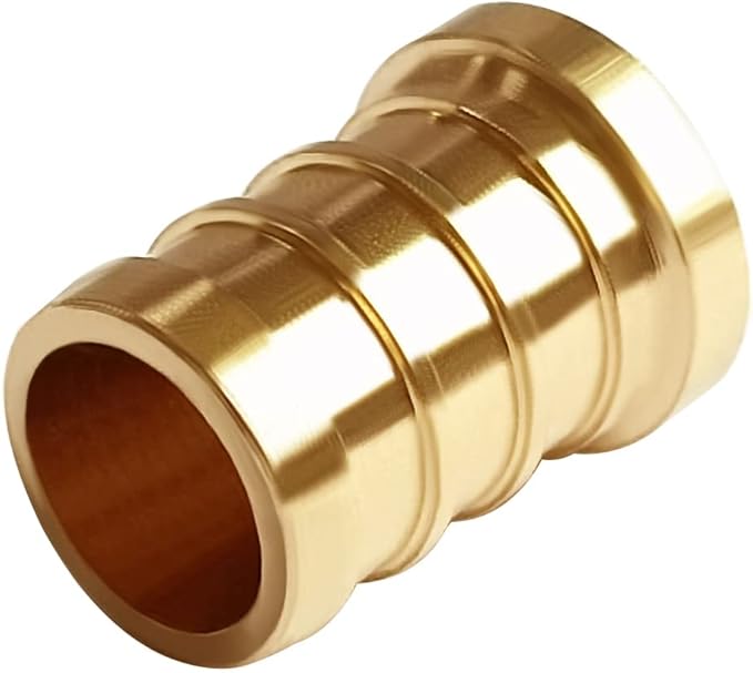 20PCS LF Brass 3/4 Inch PEX Barb Plug End Cap Pipe Crimp Fitting