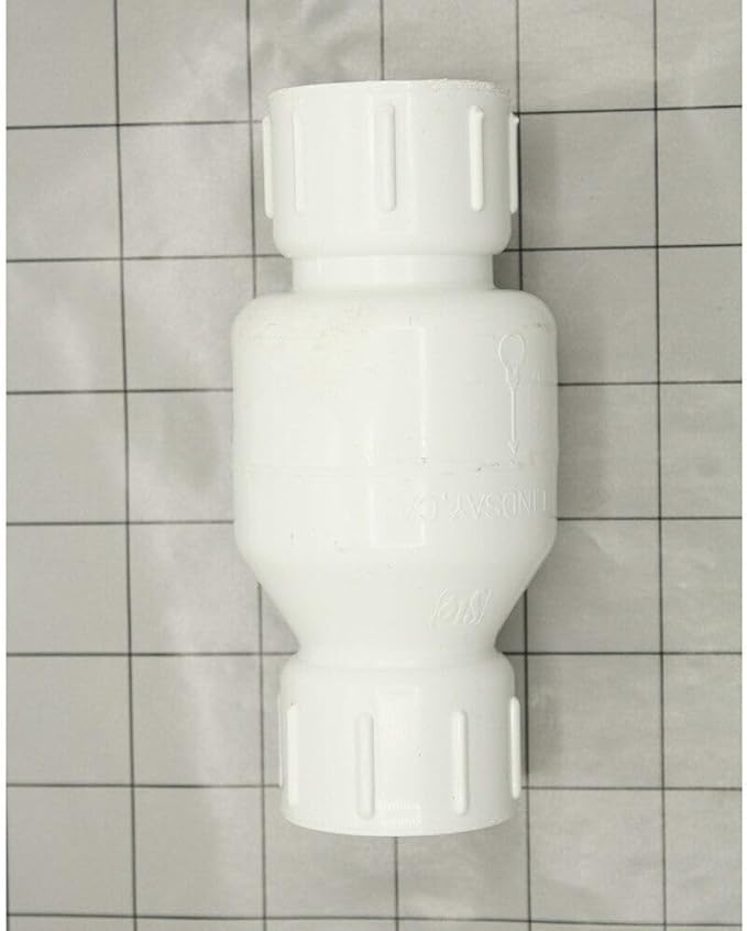 Replacement 1-1/4 Inch Threaded PVC Swing Check Valve for Thrifco Plumbing 6415313