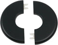 2 Pcs Wall Split Flange, ABS Round Self-Adhesive Escutcheon Plate Buckles Design for 1.3"/33mm,Black