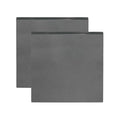 MECCANIXITY 2pcs 1/8"(3mm) x4 x4 Steel Plate, Black Hot Rolled A36 Steel Sheet Plate Base, Square Weldable Metal Discs for Industrial Construction Structural Support