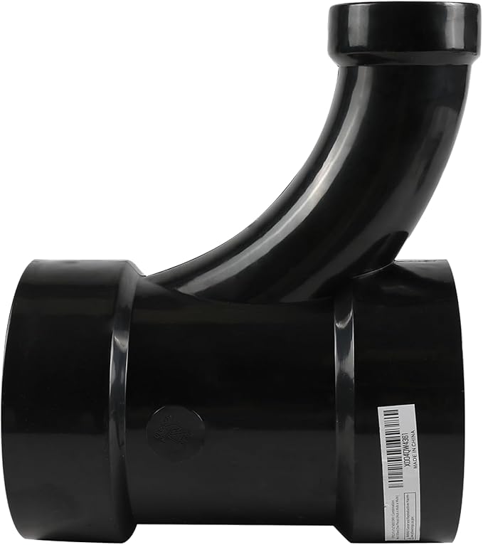 EFIELD 4"x 4"x2"ABS DWV Combination Wye & 1/8 Bend (One Piece) (Hub)