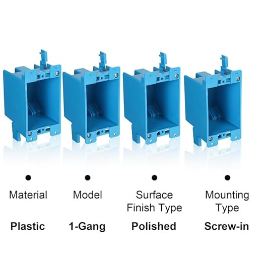 8 pack1-Gang Old Work Retrofit Electrical Box, 14 Cu. in. PVC Junction Box, for Wall Switch/Outlet Installation, Easy Mounting for Construction and Renovation