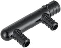 EFIELD 2 Outlets Closed Poly Pex Crimp Manifold: 3/4 Trunk, 1/2" Ports (2 Outlets), ASTM F2159,(PPSU1807160)