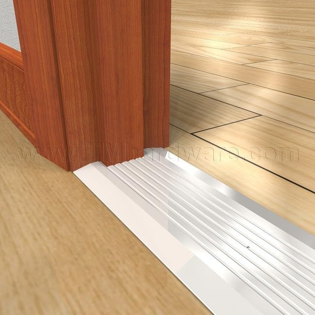 Door Threshold Aluminum Threshold Strip - Exterior Door Threshold for Doorways & Commercial Use - Aluminum Door Saddle - Aluminum 5" x 72" Inches.