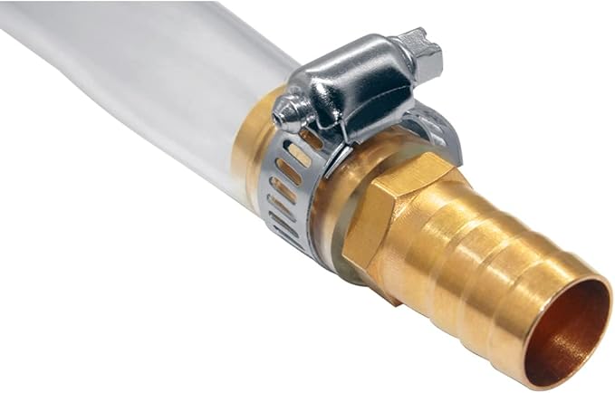 8 Pieces 3/4 Inch Garden Hose Repair Mender Brass Water Hose Repair Kit Fitting Conectors Splicer With 16 Pieces Stainless Clamp