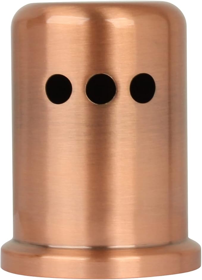Akicon Copper Kitchen Dishwasher Air Gap Cap, Copper Air Gap Cover for Replacement(AK105AC)