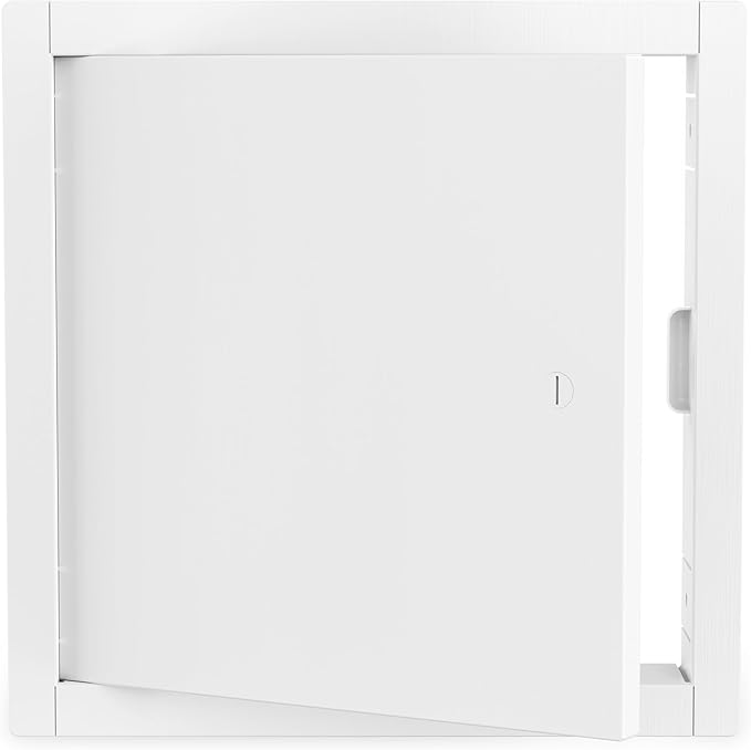 Steel Access Panel - Welded Steel Ceiling Access Panel 24x24, Metal Access Door with Powder-Coated Finish Metal Access Panel for Plumbing, Electrical, Mechanical Access (24" x 24")