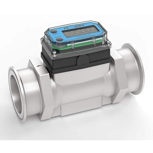 G2 Series High-Temp Turbine Flow Meter, 2 Inch Pipe Size, 2-1/2 Inch Tri-Clamp Fitting (G2S20TH9GMX)