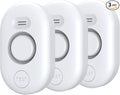 Water Leak Detector Sensor Alarm: Home Water Flooding Monitor Smart Sink Overflow Monitoring Adjustable Wet Moisture Alert Pipe Leakage Drip Detection Warning for Basement Floor 3Pack