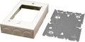 Legrand Wiremold B-2 Metal Raceway for Extending Power, 500 Series, 1 Gang Outlet Box, 1" Deep, Ivory (1 Pack)