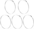 MECCANIXITY 8 Inch Stainless Steel Hose Clamp, Worm Gear Clamp Adjustable 7 5/8"-8 1/2"(194-216mm) Fuel Line Hose Clamps Duct Clamp for Pipe Plumbing Automotive Mechanical (Pack of 5)