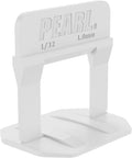 PEARL ABRASIVE CO. Leveling System Bag of 250, White, 1/32"