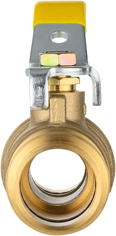 (Pack of 5) EFIELD 1-inch x 1-inch Copper Press Ball Valve with EPDM O-ring,1/4- Turn Full Port Shut Off Stop Ball Valve For Copper Tubing Connection,(VALVE407-5PCS)