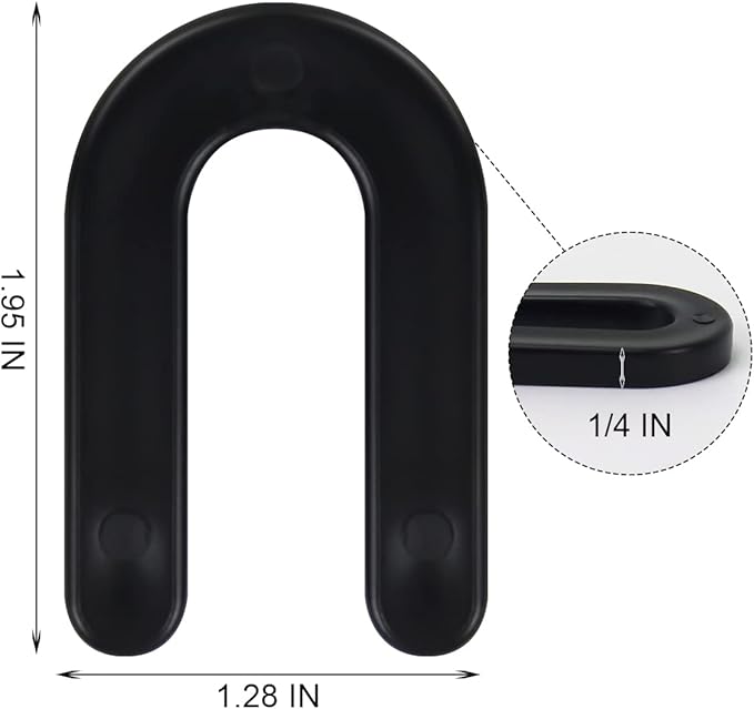 DGSL Tile Leveling System Tile Spacers 1/4 Inch, 300 pieces Horseshoe Shim U Shape Plastic Tile Leveling Clips for Various Types of Tile Leveling