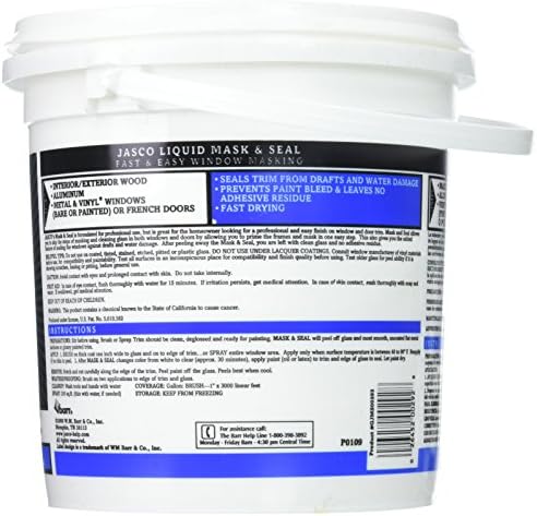 Jasco GJMS00292 Liquid Mask and Seal, 1-Gallon, white