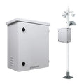 Nema Enclosure Outdoor,Waterproof Enclosure - IP Waterproof Electrical Box,Nema Electrical Enclosure Box, Metal Galvanized Electrical Enclosure (24x20x12”)